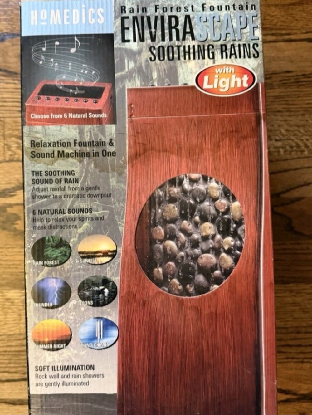 Homedics Rain Forest Fountain & Sound Machine